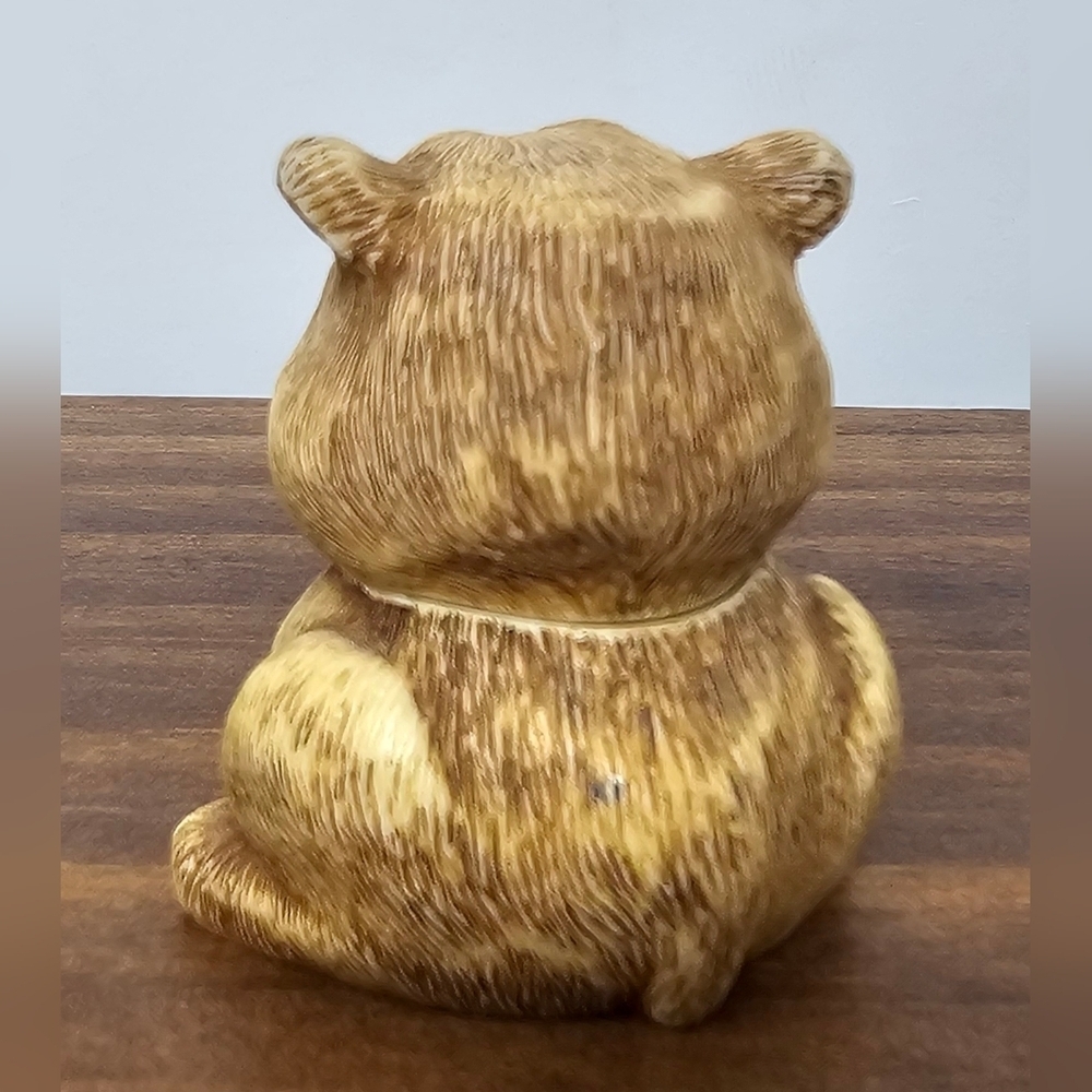 Vintage 2001 Pot Belly Harmony Kingdom Cubby's Blues Bear Trinket Box Hidden - Picture 5 of 13